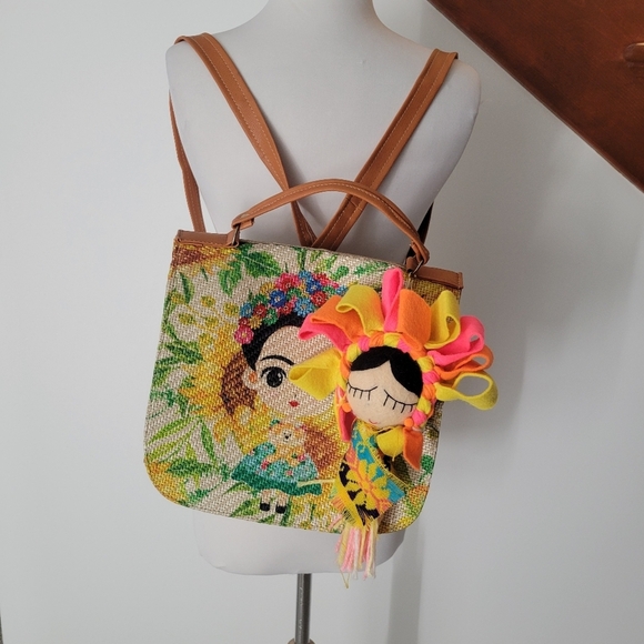 Handmade Backpack Mexican Style - Picture 1 of 5